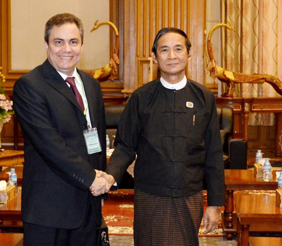 Cordiales encuentros con los Voceros de las Cámaras de Representantes y de las Nacionalidades, del Parlamento de la República de la Unión de Myanma