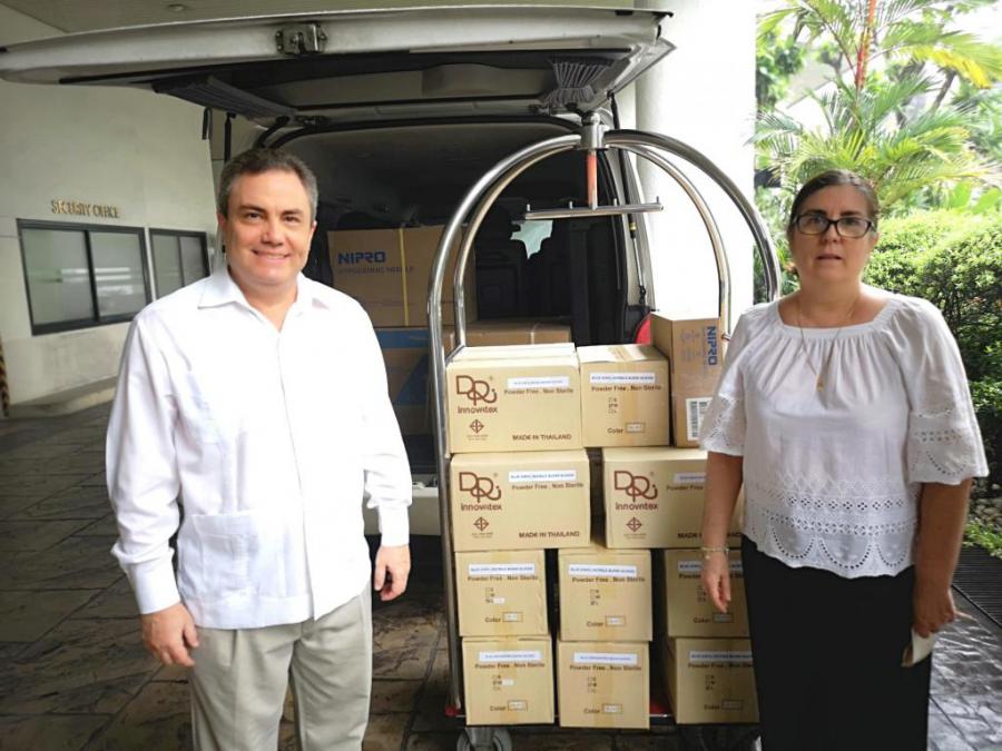 Recibe Cuba nuevos donativos de insumos médicos de Tailandia Recibe Cuba nuevos donativos de insumos médicos de Tailandia