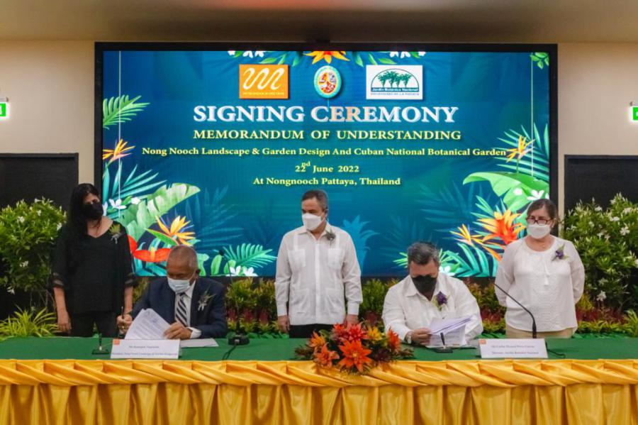 Fortalecen cooperación jardines botánicos de Tailandia y Cuba
