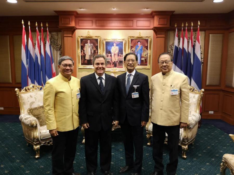 Primer Vicepresidente de la Asamblea Legislativa Nacional de Tailandia recibe al Embajador de Cuba