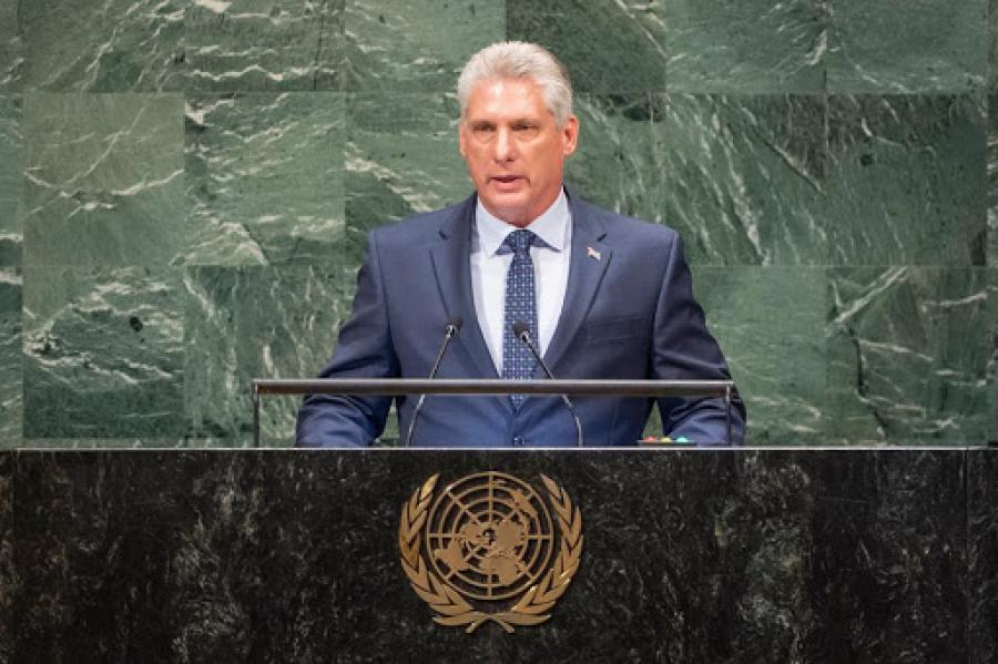 Discurso del presidente de la República de Cuba, Miguel Díaz-Canel en el Debate General del 76 período de sesiones de la Asamblea General de las Naciones Unidas