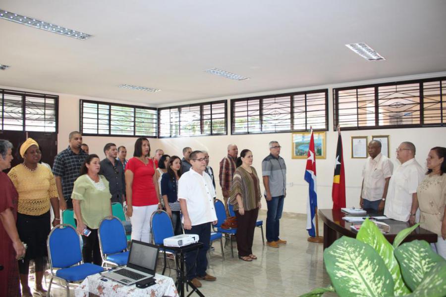 Celebra Brigada Medica Cubana en Timor Leste, Balance de los resultados de trabajo del año 2016.