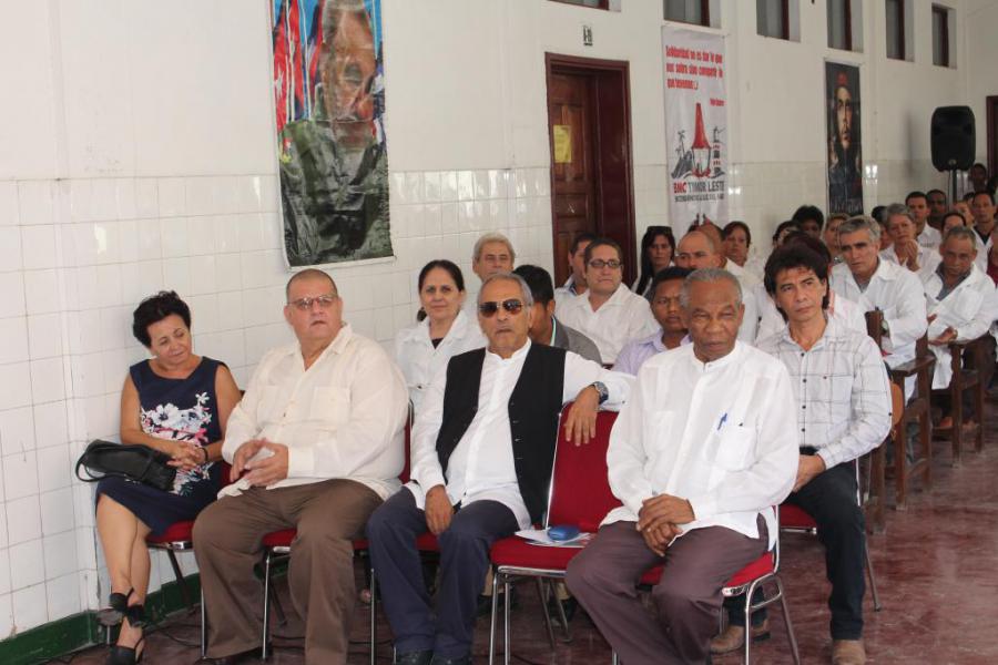 ACTO DE CELEBRACION DEL XV ANIVERSARIO DEL ESTABLECIMIENTO DE RELACIONES DIPLOMATICAS ENTRE CUBA Y TIMOR-LESTE. 