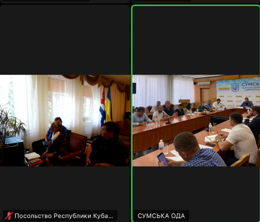 Embajadora cubana destaca potencialidades de intercambio entre Cuba y el óblast ucraniano de Sumy