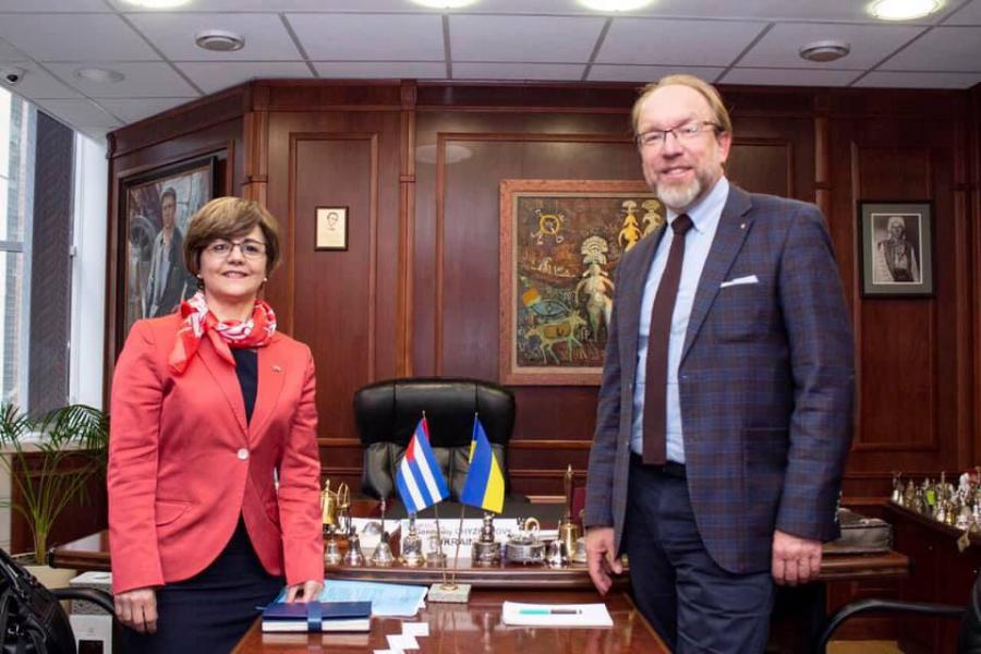 Президент Торгово-промышленной палаты Украины принял Главу кубинской дипломатической миссии