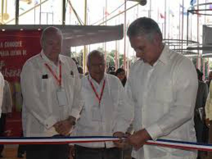 Asistió Díaz-Canel a la inauguración de FIHAV 2019