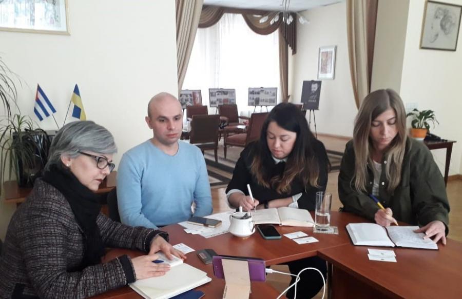 Посол Кубы на Украине провела встречу с руководством туристического агентства «Travel Professional Group»
