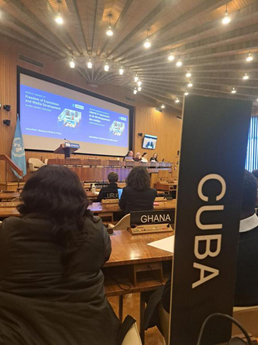 Cuba denuncia en la UNESCO asedio y manipulación mediática de Estados Unidos