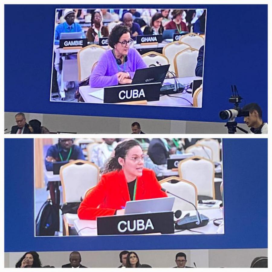 Cuban delegation at the 43rd UNESCO General Conference denounces the impact of the United States blockade across all areas of the Organization’s mandate Cuban delegation at the 43rd UNESCO General Conference denounces the impact of the United States blockade across all areas of the Organization’s mandate