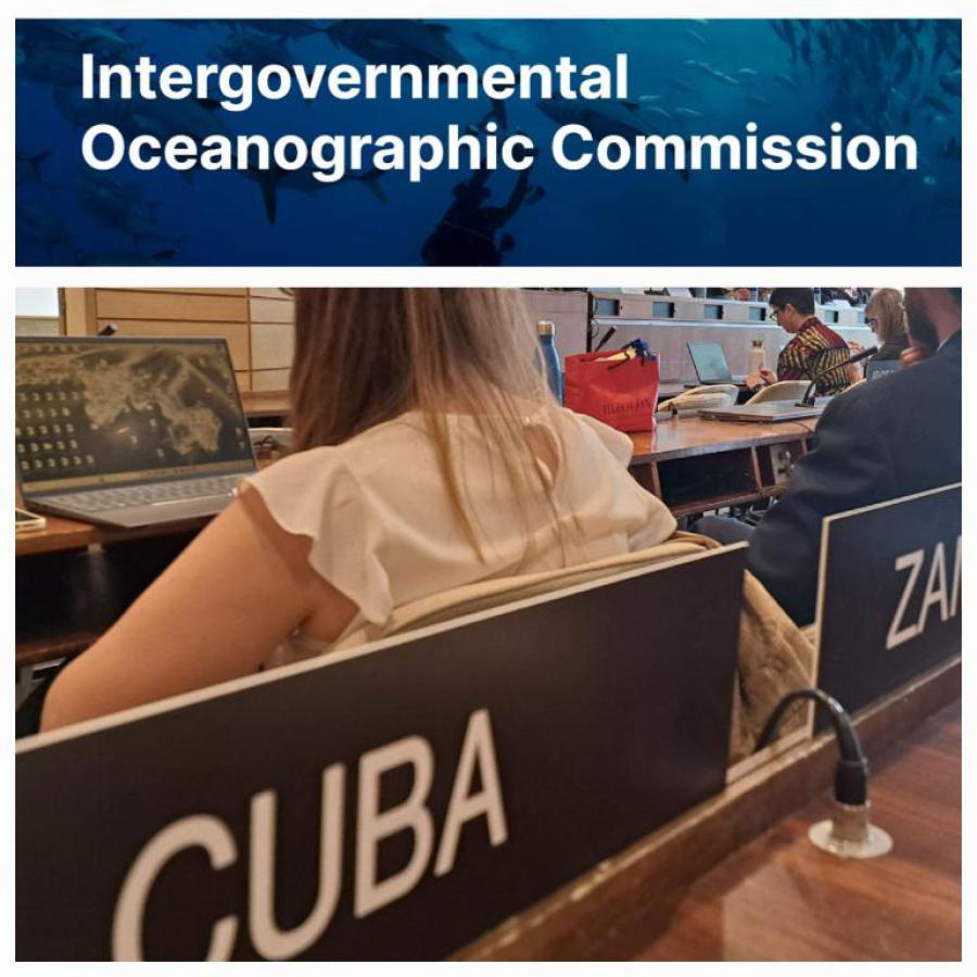Cuba participa en la 33ª Asamblea de la Comisión Oceanográfica Intergubernamental de la UNESCO Cuba participa en la 33ª Asamblea de la Comisión Oceanográfica Intergubernamental de la UNESCO