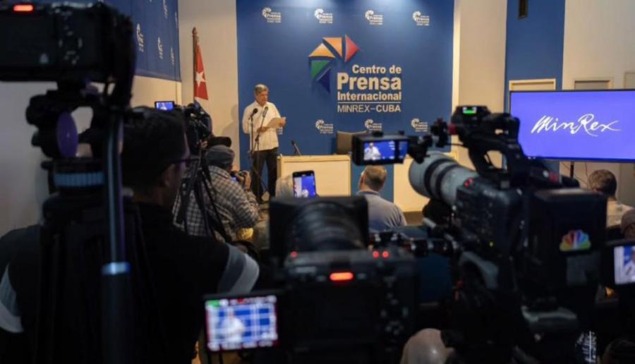 Déclarations du vice-ministre des Affaires étrangères de la République de Cuba, Carlos Fernández de Cossío.