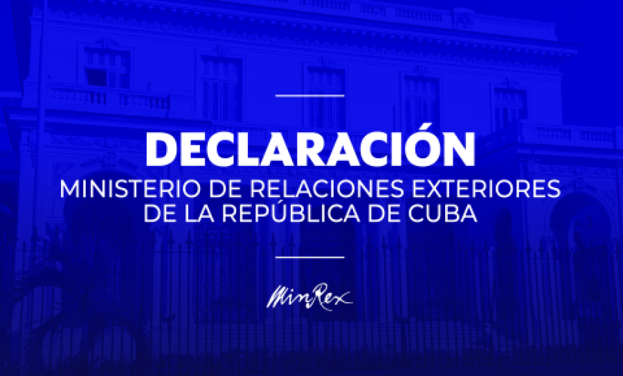  Cuba condena el terrorismo y reafirma su cooperación en materia de seguridad y lucha contra el lavado de dinero. Declaración del Ministerio de Relaciones Exteriores