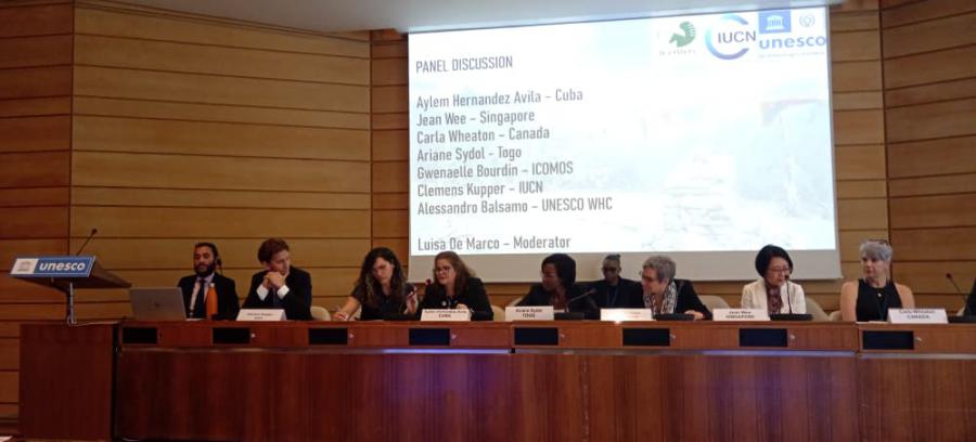 Cuba comparte su experiencia en panel de la UICN sobre el potencial del proceso de Evaluación Preliminar para nominaciones al Patrimonio Mundial Cuba comparte su experiencia en panel de la UICN sobre el potencial del proceso de Evaluación Preliminar para nominaciones al Patrimonio Mundial