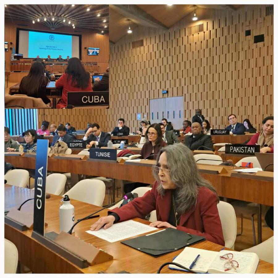 Strong denunciation by Cuba of the consequences of the U.S. blockade against the Island during the G77 and China Chapter plenary meeting at UNESCO Strong denunciation by Cuba of the consequences of the U.S. blockade against the Island during the G77 and China Chapter plenary meeting at UNESCO