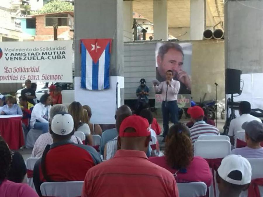 Venezolanos condenan bloqueo de EE. UU. contra Cu