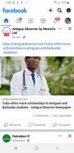 Cuba offers more scholarships to Antiguan and Barbudan students