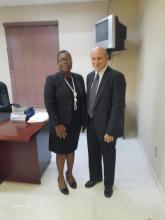 Recibe Presidenta del Senado de Antigua y Barbuda a Embajador Cubano en dicho Pais