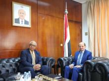 Nuevo Canciller de Yemen recibe al Embajador de Cuba