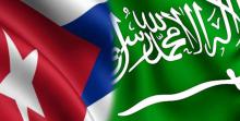 Banderas de Cuba y Arabia Saudita
