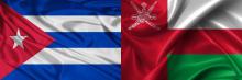 Cuban-Omani flags