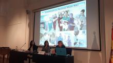 Dra. Doris Sierra Pérez, Coordinadora del PAMI de la Brigada Médica Cubana participa en mesa redonda por el Día Internacional de la Mujer