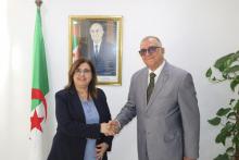 Ministra de Medio Ambiente y Energías Renovables de Argelia recibe a Embajador cubano