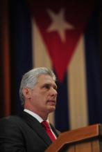 Discours du camarade Miguel Diaz-Canel Bermudez, président du Conseil d'État et du Conseil des ministres de la République de Cuba, à la session constitutive de la 9e Législature de l'Assemblée nationale du Pouvoir populaire, au Palais des Conventions, le 19 avril 2018