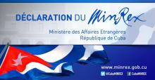 Déclaration du ministère des Relations extérieures de la République de Cuba: La croisade des Etats-Unis contre la coopération médicale internationale de Cuba