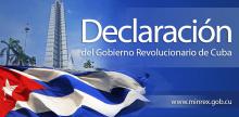 La Revolución Cubana reitera su firme determinación de enfrentar la escalada agresiva de los Estados Unidos