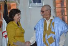 Presidente saharaui recibe Cartas Credenciales de Embajadora cubana