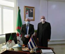 Embajador de Cuba sostiene encuentro con ministro argelino de la Industria Farmacéutica Embajador de Cuba sostiene encuentro con ministro argelino de la Industria Farmacéutica