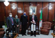 Secretario general del Ministerio argelino de salud sostiene encuentro con Embajador de Cuba
