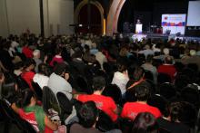Acto por el Día de Cuba en la 43 Feria del Libro de Buenos Aires.