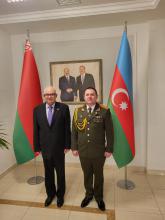 Participa el embajador cubano en Azerbaiyán en recepción por el Día de las Fuerzas Armadas y el Defensor de la Patria de la Republica de Belarús.