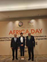 Embajadores en Día del Africa en Bakú.