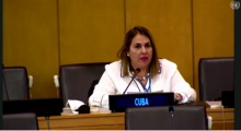 Cuba ha sido históricamente víctima de ataques terroristas provenientes de territorio estadounidense, denuncia embajadora cubana en Naciones Unidas