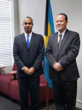 Cuban Ambassador Alejandro García del Toro makes a courtesy visit to the Attorney General of the Commonwealth of The Bahamas