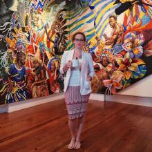The chief curator of The National Art Gallery of The Bahamas is visiting Cuba 