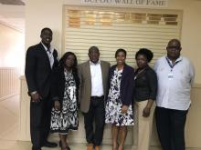 President of the National Congress of Trade Unions of the Bahamas receives the Cuban Ambassador