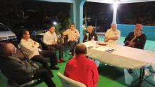 Una vista de los invitados en la despedida del diplomático de la República Bolivariana de Venezuela