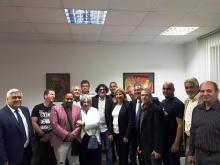 Encuentro de la Viceministra del MINREX Ana Teresita González Fraga con cubanos residentes en Belarús