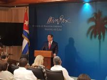 Conferencia de prensa del Ministro de Relaciones Exteriores de Cuba