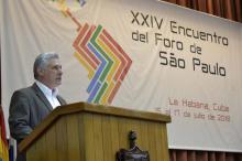 Presidente Miguel M. Díaz-Canel Bermúdez XXIV Encuentro del Foro de Sao Paulo
