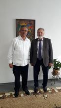 Encuentro del Embajador de Cuba en Belarús con el Presidente de la Sociedad de Amistad Belarús-Cuba