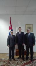 Encuentro con el Jefe del Grupo de Trabajo de la Asamblea Nacional de la República de Belarús para la Cooperación con el Parlamento de la República de Cuba.