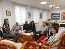 Reunión de coordinación en la Embajada