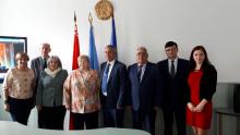 Visita del Embajador de Cuba a la Universidad Lingüística de Belarús