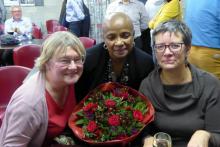 La Embajadora de Cuba en Bélgica, Norma Goicochea Estenoz intercambió con representantes del Movimiento Obrero Cristiano en Bélgica