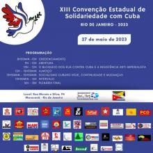 Celebran la XIII Convención estadual de solidaridad en Río de Janeiro.