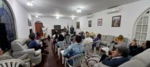 Homenagem a Tirso Saenz na Embaixada de Cuba no Brasil.